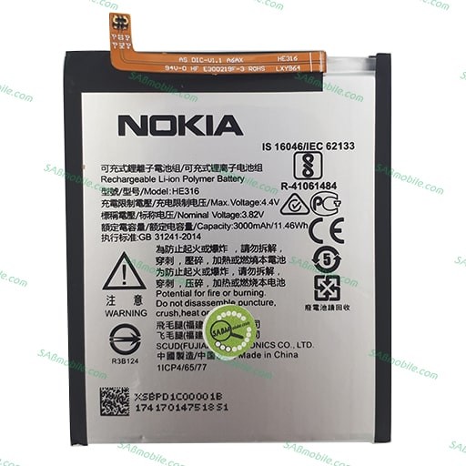 باتری نوکیا BATTERY NOKIA 6 - HE316